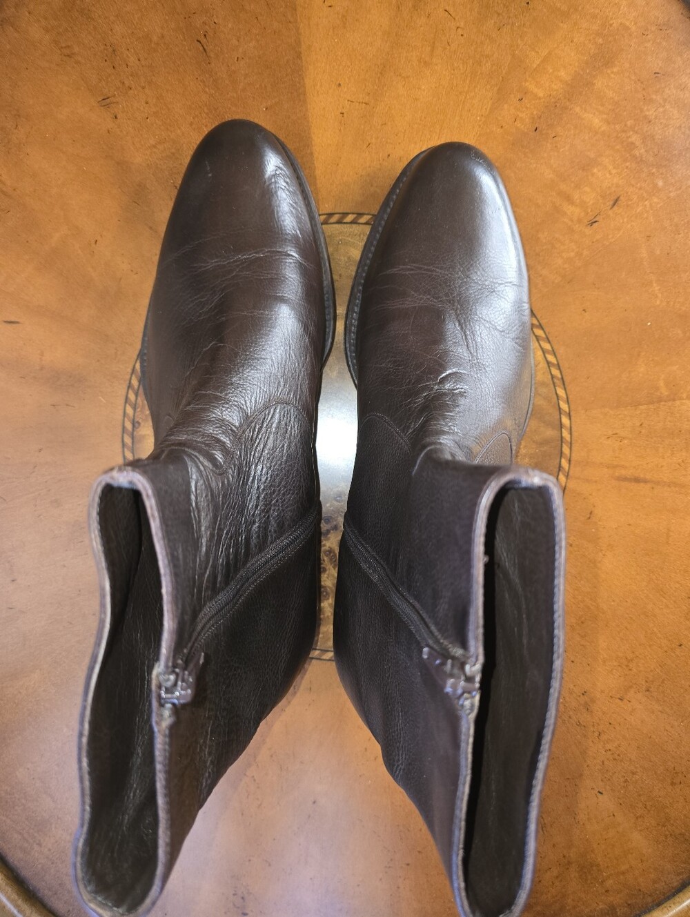 Magnanni Zip Boots Brown (10D)